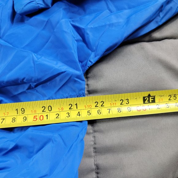 Vintage LL Bean Anorak Adults Medium Blue Windbreaker Jacket Outdoor Made In USA - Picture 7 of 9